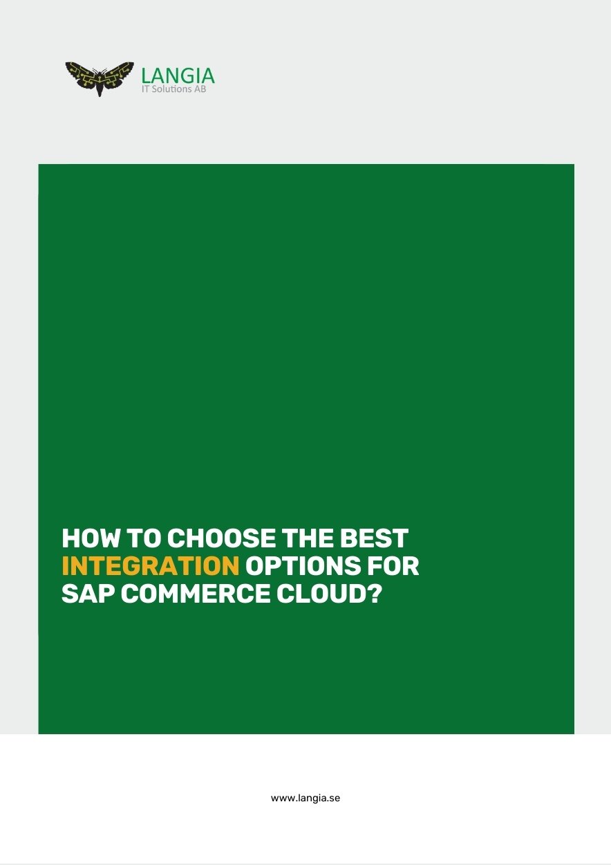 How to Choose the Best Integration Options for SAP Commerce Cloud?