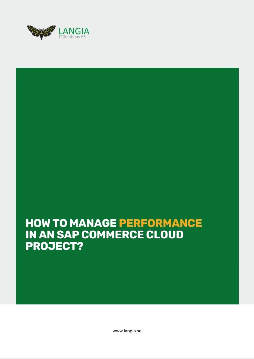 How to Manage Performance in an SAP Commerce Cloud Project?
